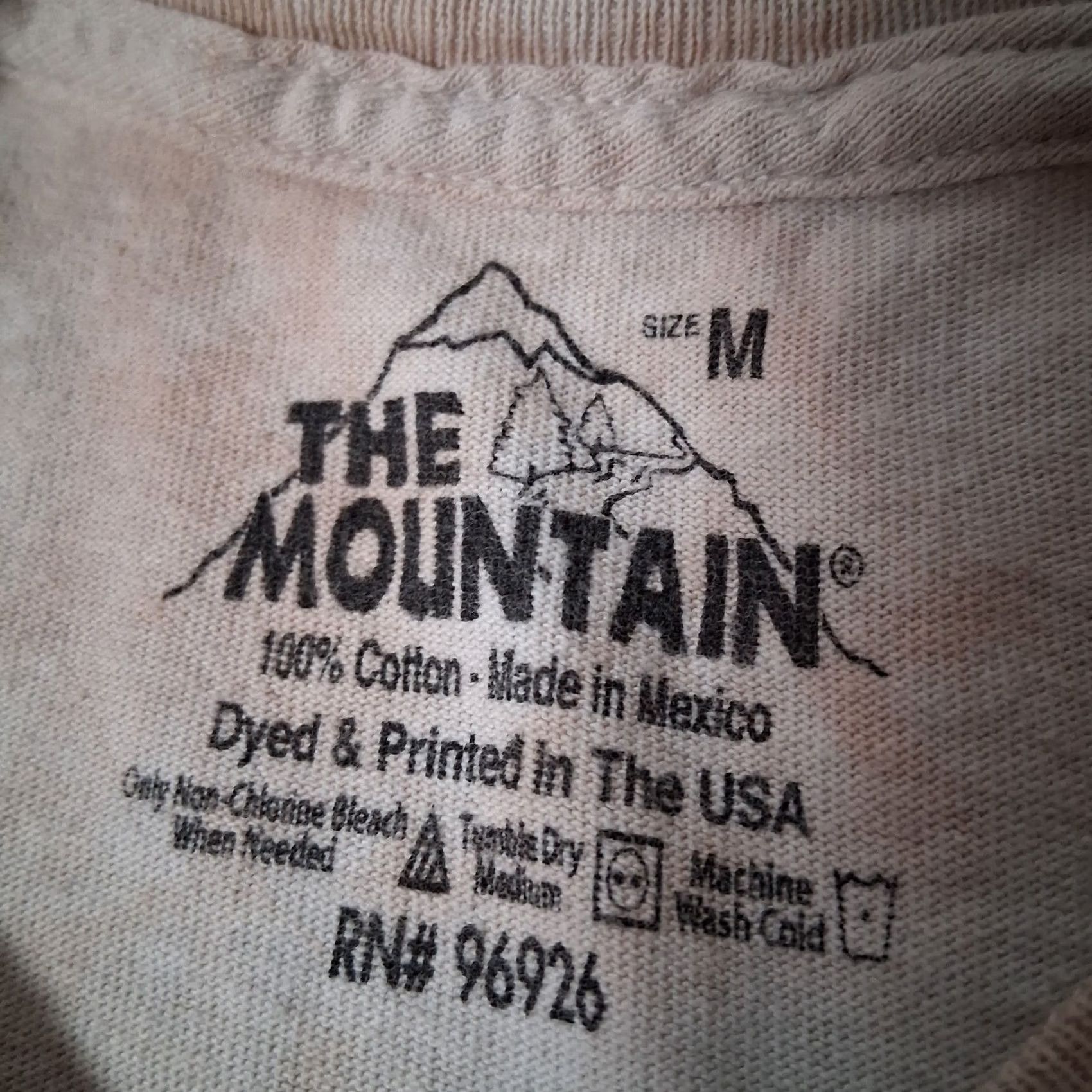 The Mountain VINTAGE The Mountain Bunny Rabbit Face Shirt T-Shirt Medium Beige Tie Dye Graphic Men Size US M / EU 48-50 / 2 - 7 Thumbnail