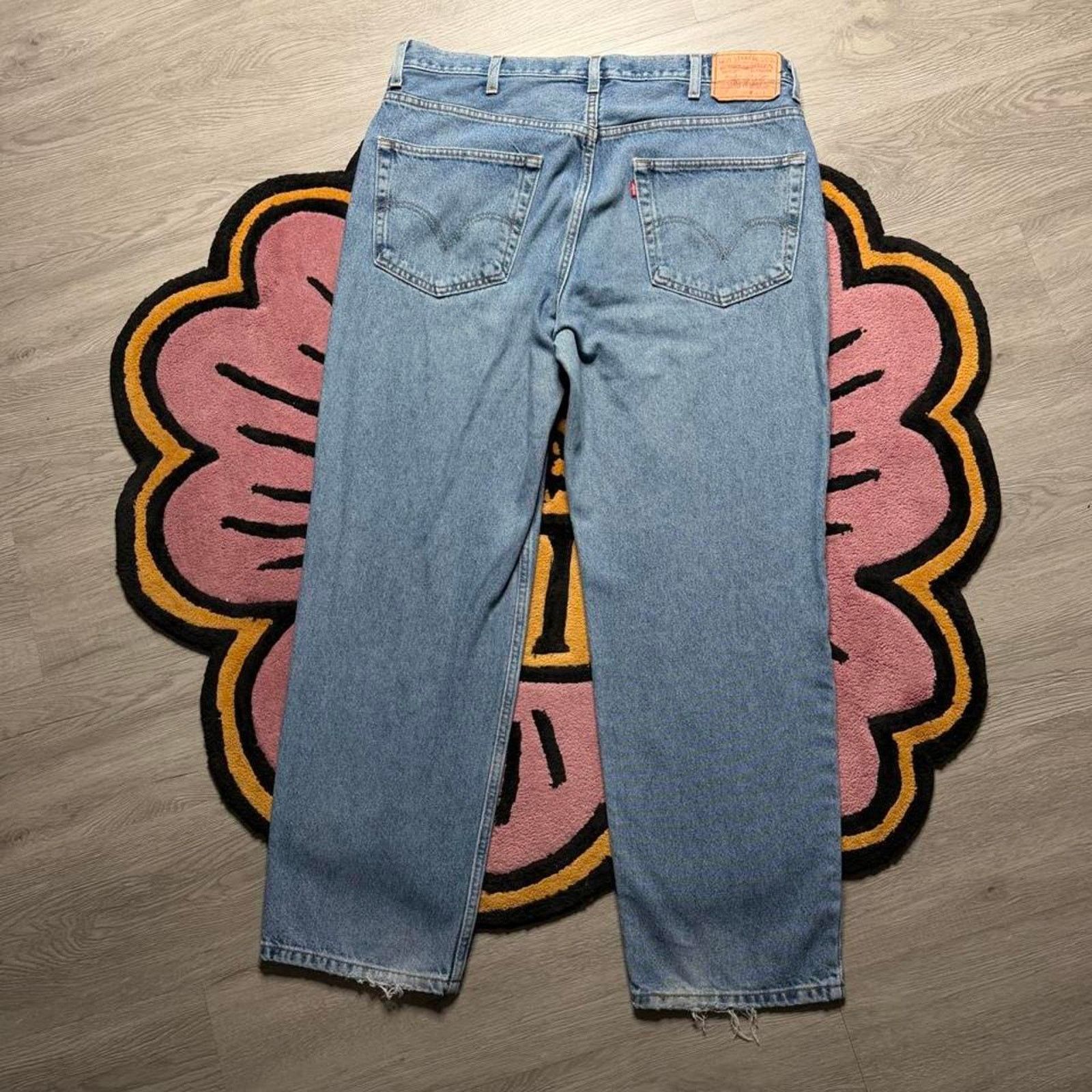 Levi's × Vintage Vintage Y2K Levi’s Strauss 550 Relaxed Fit Denim Jeans 38x30 Size US 38 / EU 54 - 7 Thumbnail