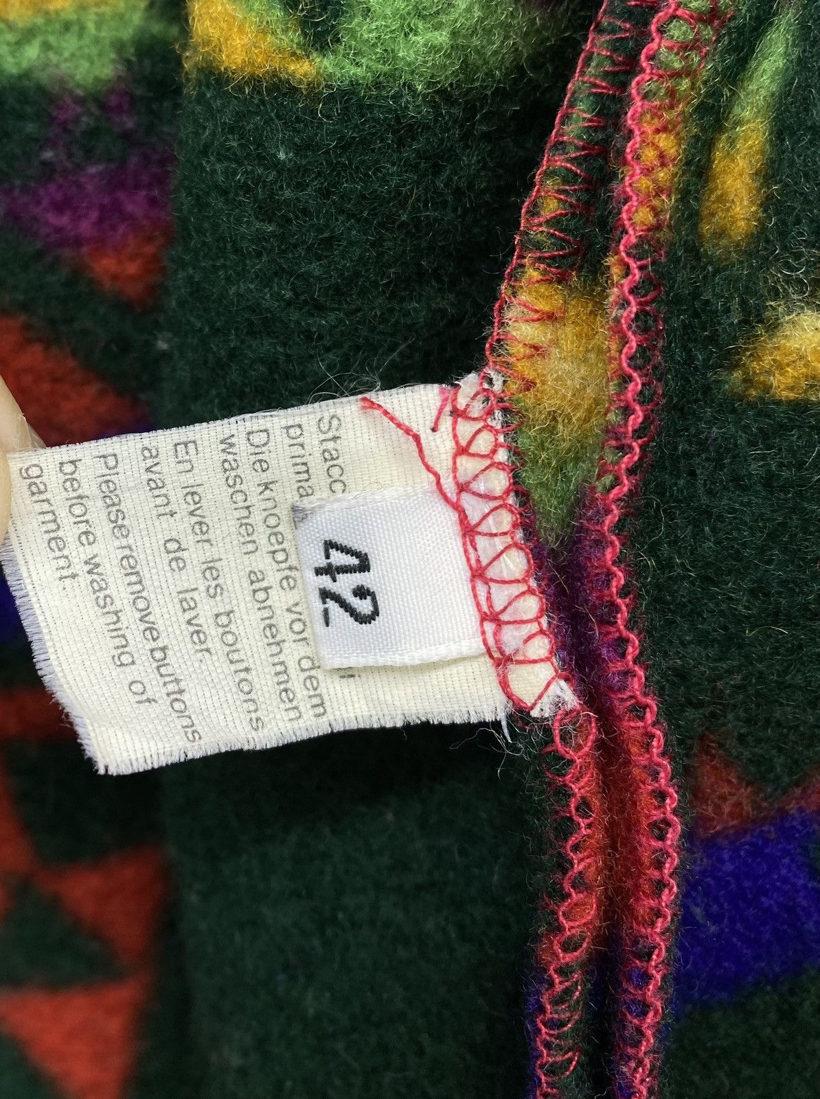 Vintage Vintage Japanese Navajo x Native Hoodie Wool Jacket Size US M / EU 48-50 / 2 - 7 Thumbnail