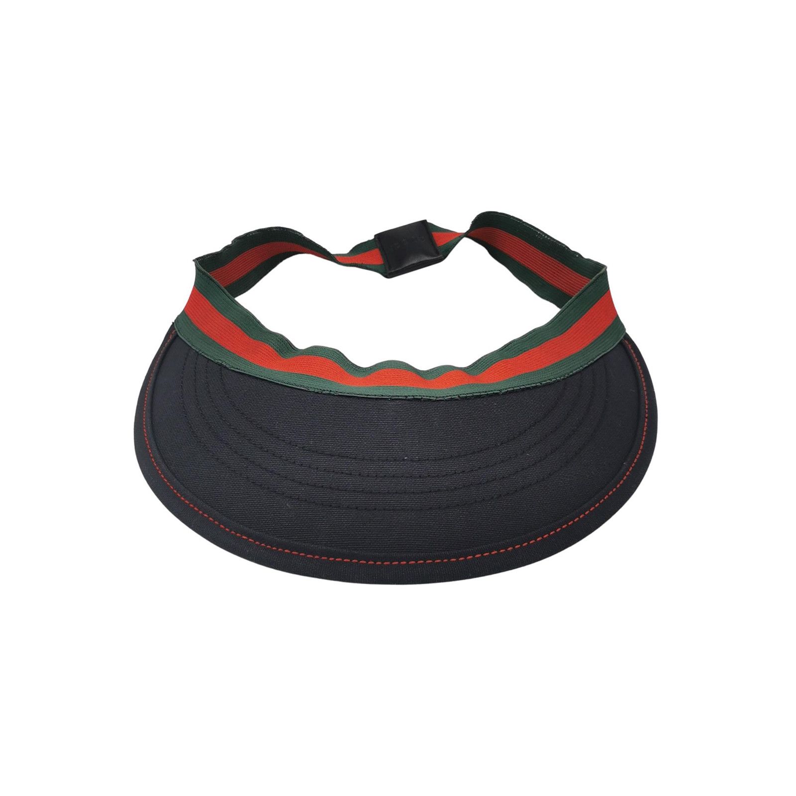 Gucci Gucci Web Stripe Visor Size L Size ONE SIZE - 1 Thumbnail