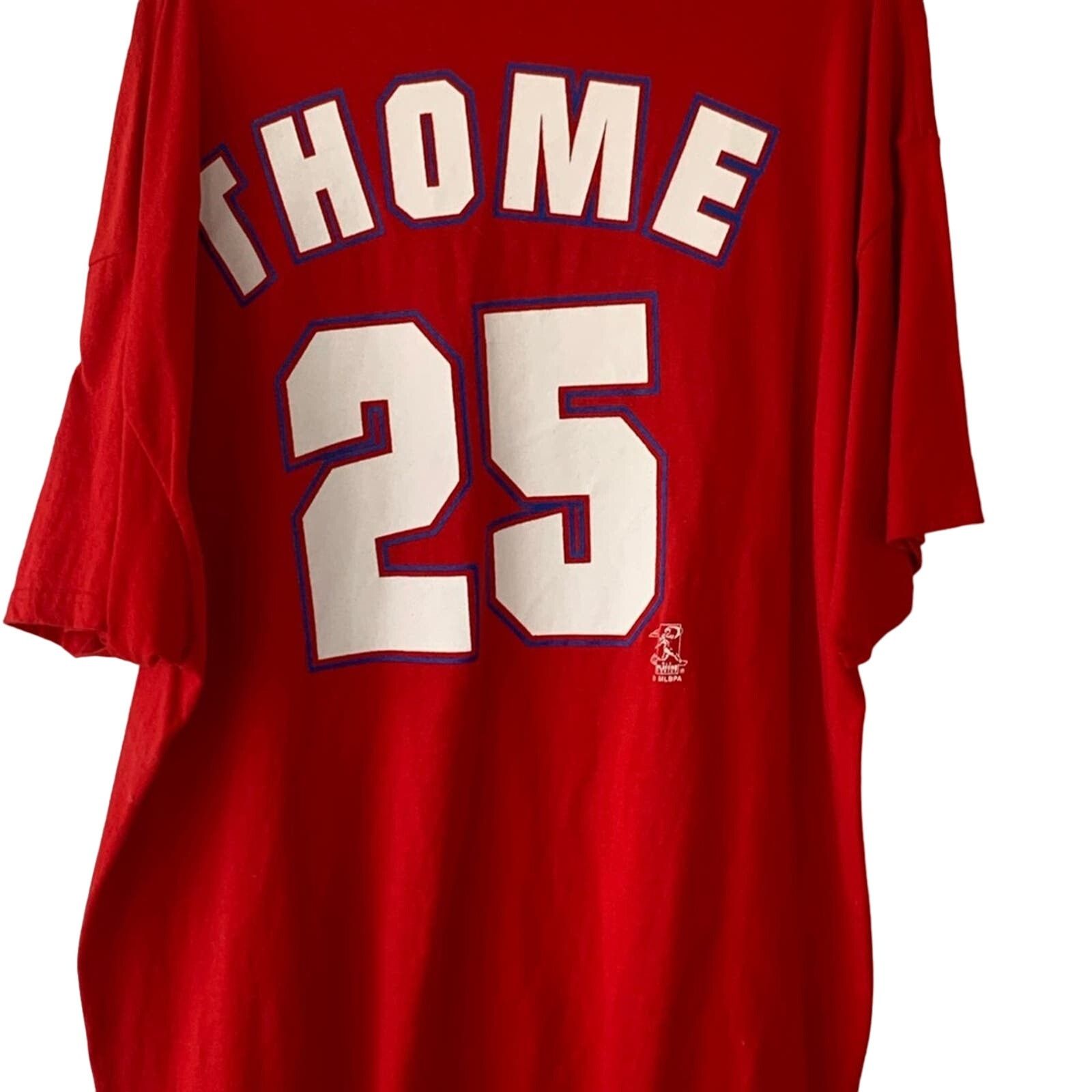 Vintage 2004 PHILADELPHIA PHILLIES AUTHENTIC JIM THOME SHIRT Size US XL / EU 56 / 4 - 2 Thumbnail