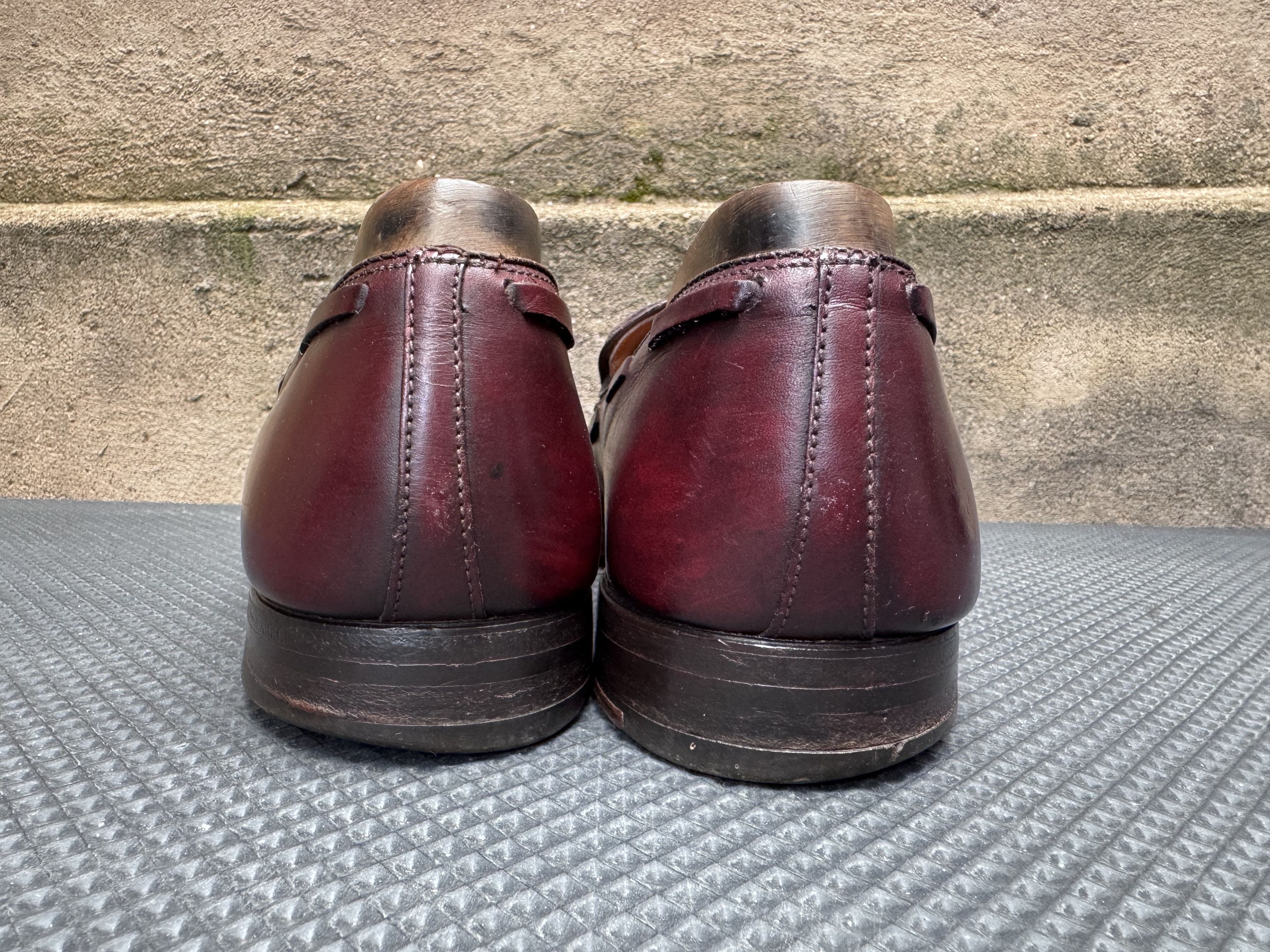Alden Alden 673 Burgandy Leather Kiltie Tassel Loafer Golf Size US 9 / EU 42 - 6 Thumbnail