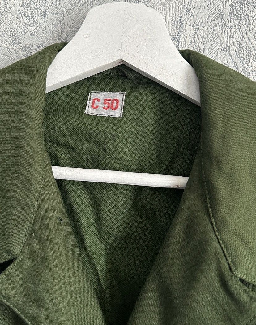 Vintage Vintage 70s m59 Swedish army short coat utility jacket c50 Size US M / EU 48-50 / 2 - 4 Thumbnail