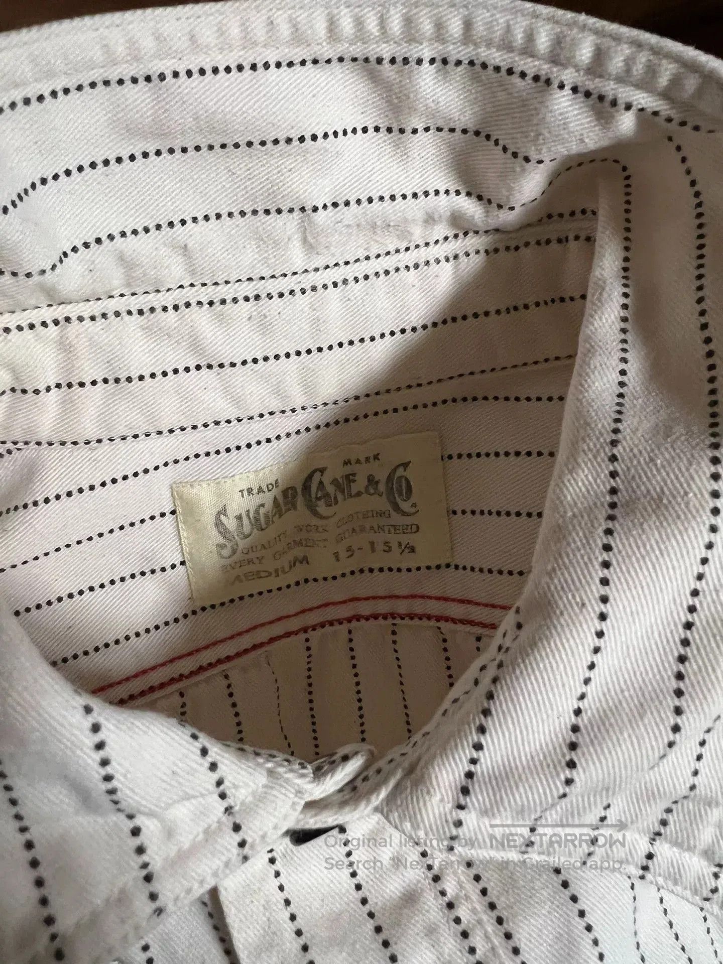 Sugar Cane Sugar Cane White WABASH Work Shirt. Size US M / EU 48-50 / 2 - 8 Thumbnail