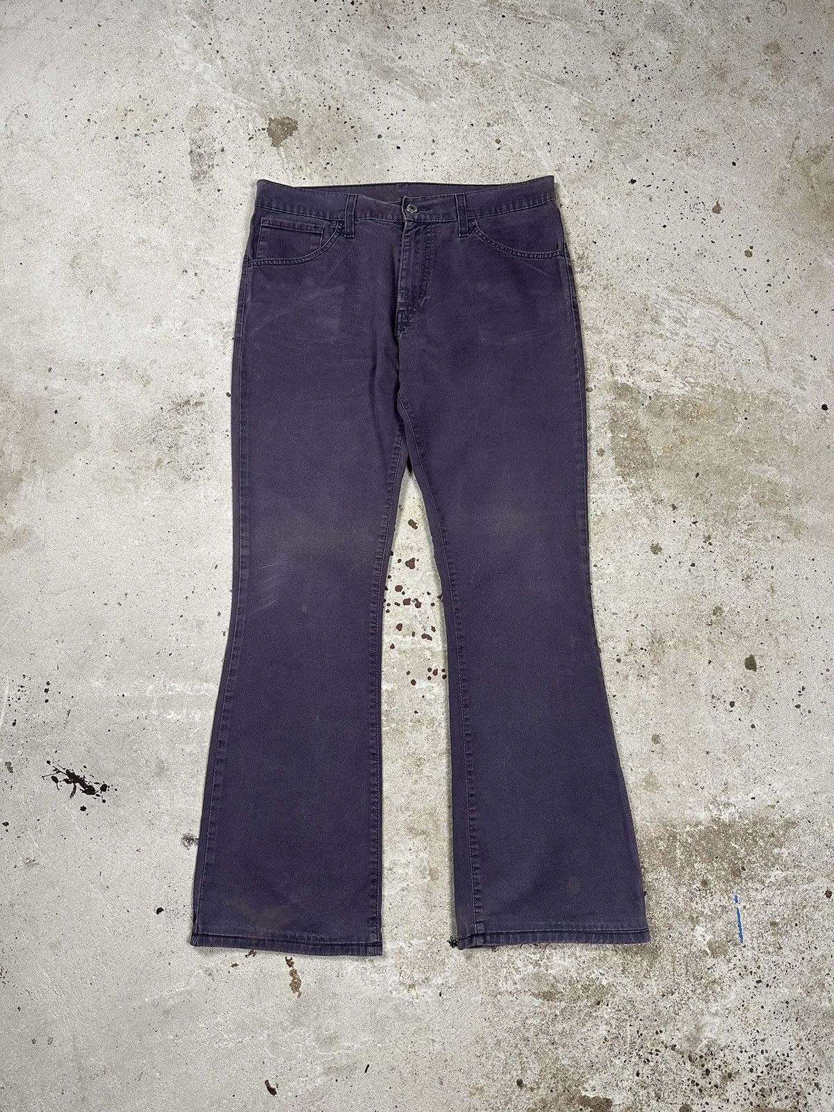 Levi's × Vintage Vintage 2000 Levi’s 525 Bootcut Flared Purple Wide Legs Pant Size US 32 / EU 48 - 1 Thumbnail