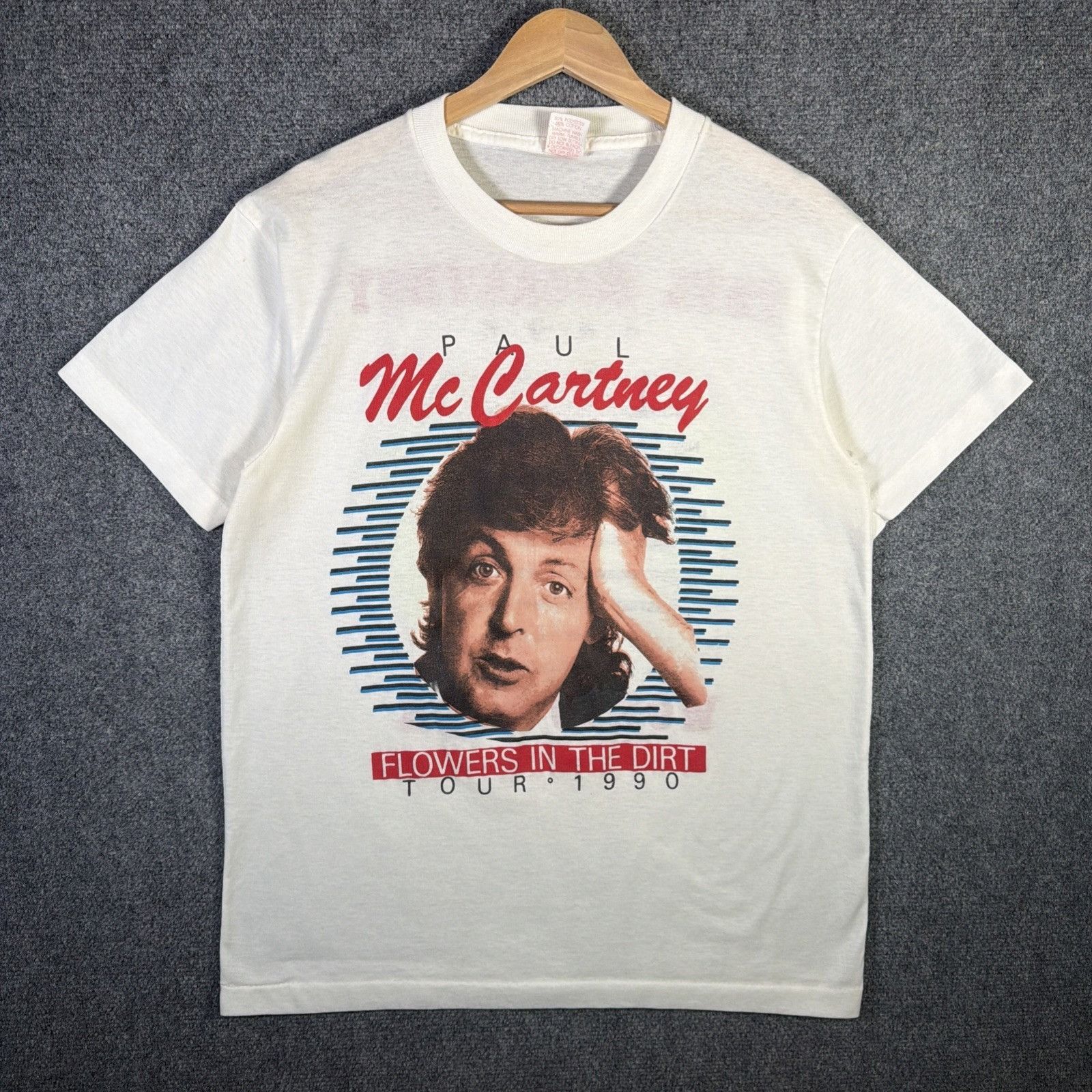 Band Tees × Vintage Vintage Paul McCartney 90s Biker Like an Icon 