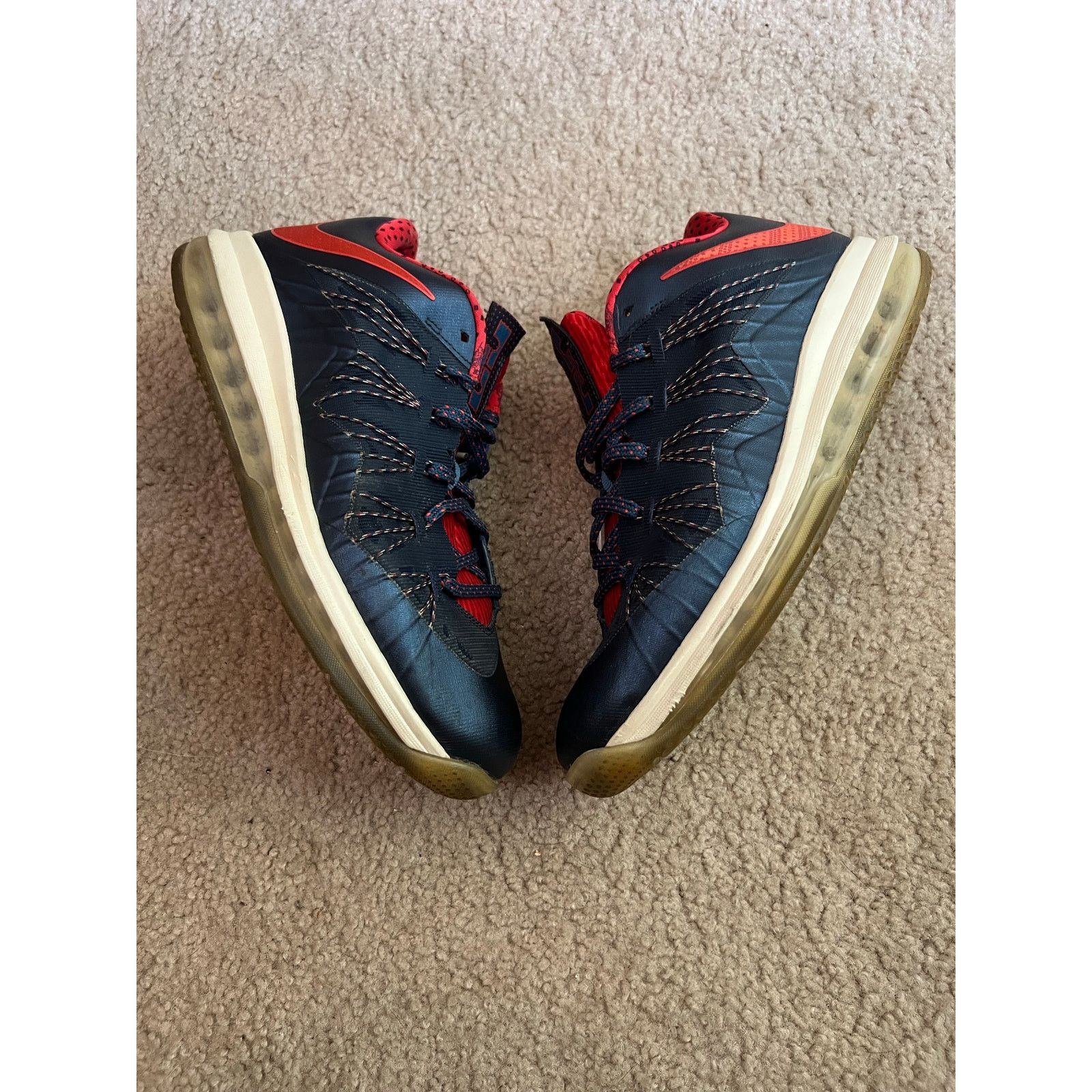 Nike Nike LeBron 10 Low USA Size 10 Size US 10 / EU 43 - 2 Thumbnail