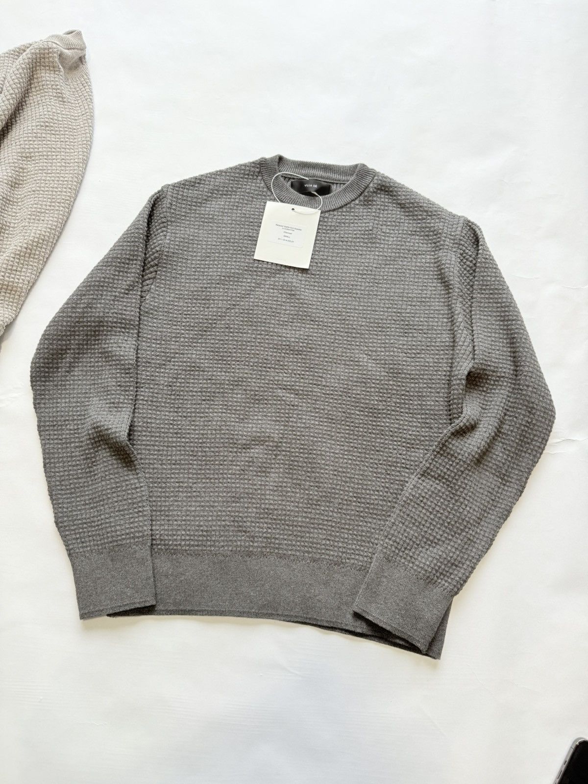Vuja De VUJA DÉ RELAXED WAFFLE KNIT SWEATER Size US S / EU 44-46 / 1 - 1 Thumbnail
