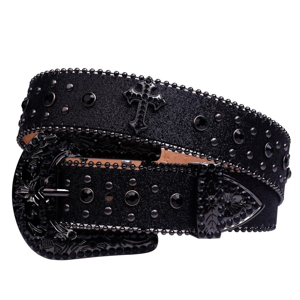 Designer × Japanese Brand × Vintage Man-made Diamond Belt Size ONE SIZE - 3 Thumbnail