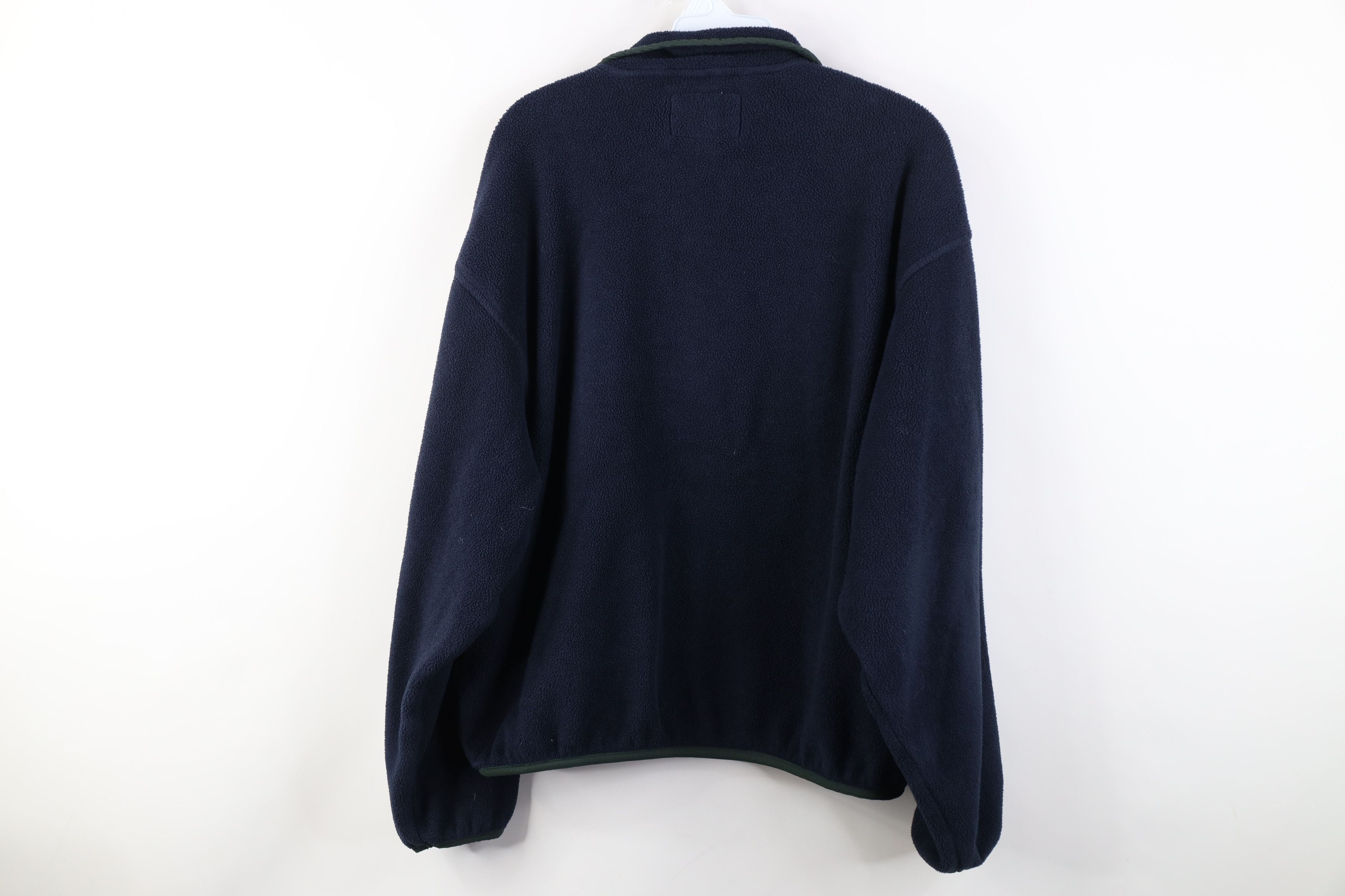 Woolrich Woolen Mills Vintage 90s Woolrich Button Fleece Pullover Sweater Blue USA Size US L / EU 52-54 / 3 - 10 Thumbnail