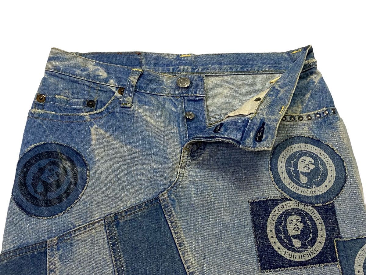 Hysteric Glamour Hysteric Glamour Patchwork Denim Mini Skirt Size 30" / US 8 / IT 44 - 13 Thumbnail