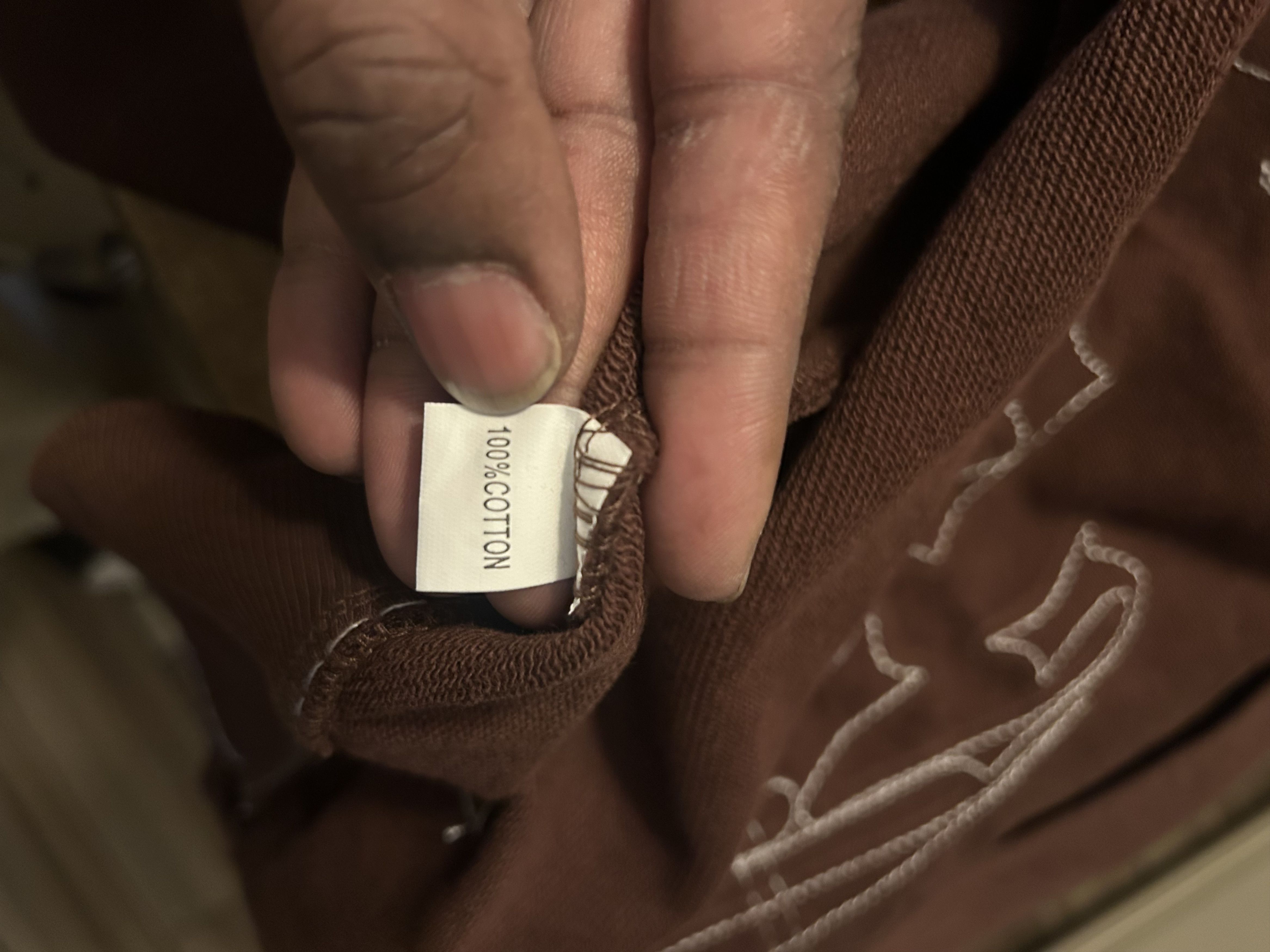 Godspeed Godspeed brown zip-up hoodie with contrast white stitching Size US XL / EU 56 / 4 - 6 Thumbnail