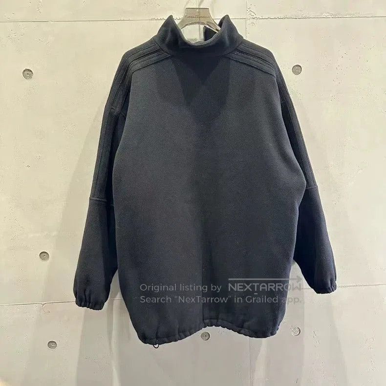 Balenciaga Balenciaga Black Fleece Jacket Coat. Size US M / EU 48-50 / 2 - 2 Thumbnail