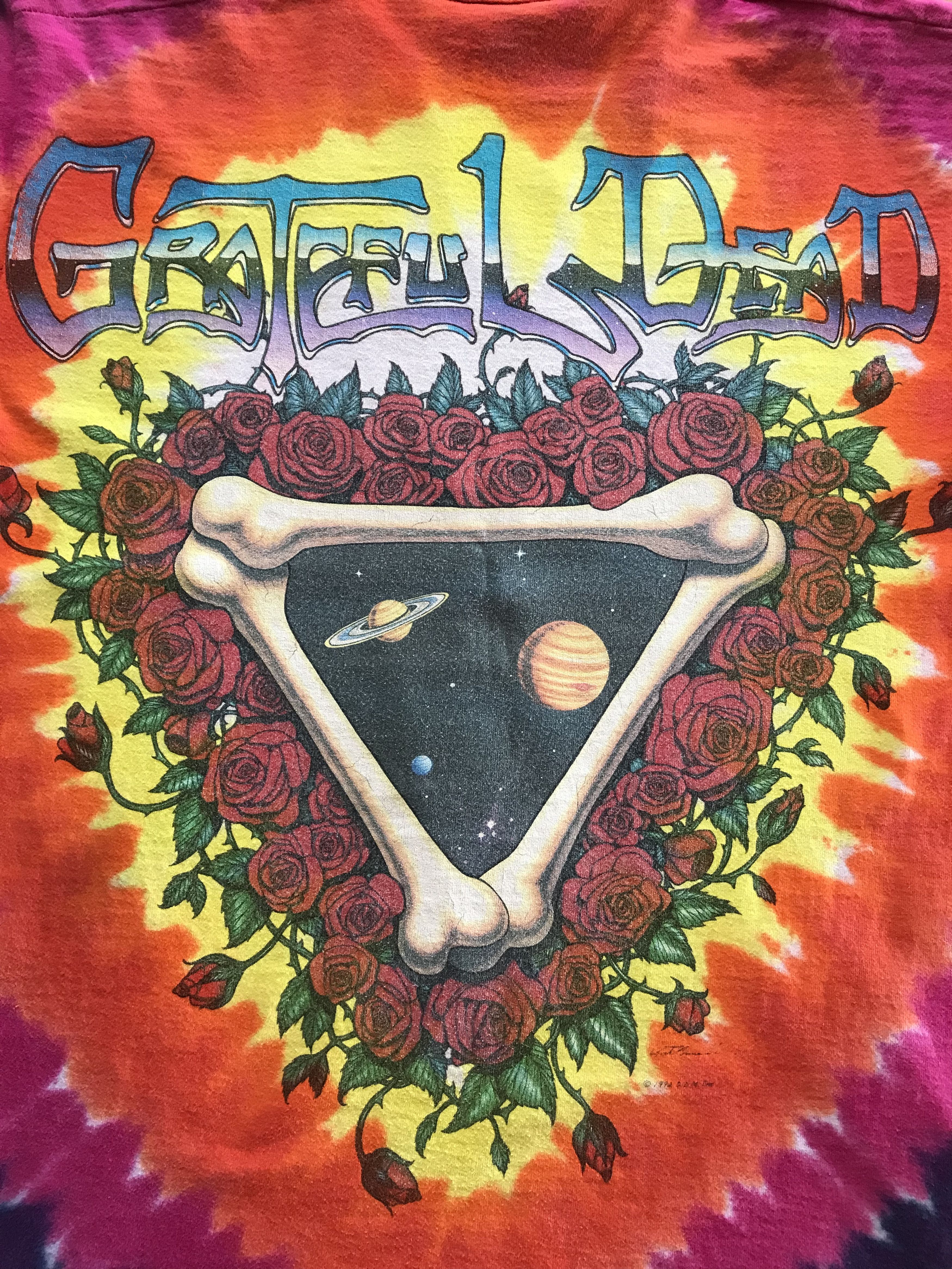 Liquid Blue Vintage shirt 1992 Grateful Dead Space Your Face Liquid Blue Size US L / EU 52-54 / 3 - 9 Thumbnail
