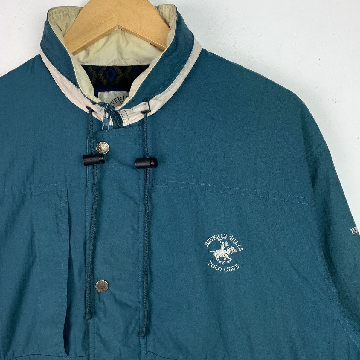 Beverly Hills Polo Club × Japanese Brand × Vintage Vtg Beverly Hills Polo Club MiniLogo Embroidery Light Jacket Size US M / EU 48-50 / 2 - 3 Thumbnail