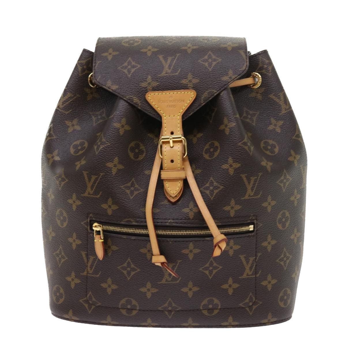 Louis Vuitton Montsouris Brown Canvas Backpack Bag (Pre-Owned) Size ONE SIZE - 1 Thumbnail
