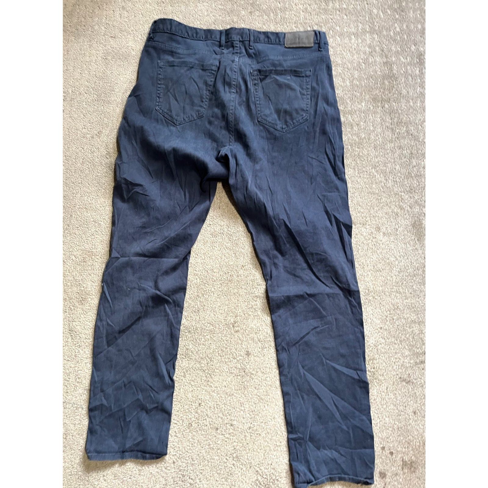 Michael Kors Michael Kors Mens Pants 38x34 Blue Tailored Parker Slim Fit Solid Slimming Size US 38 / EU 54 - 3 Thumbnail