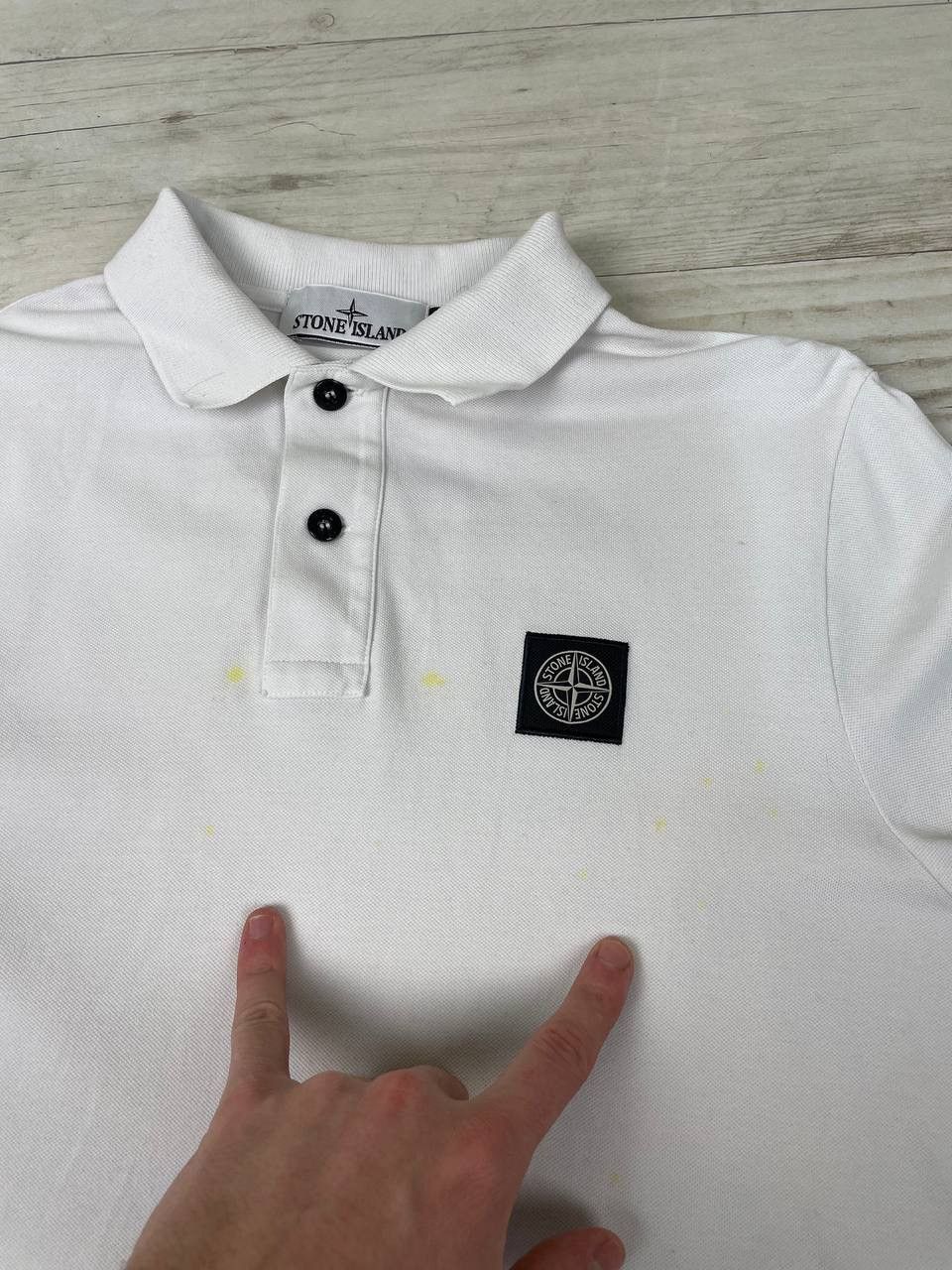 Stone Island Stone Island Polo Shirt Patch Program Distrissed Size US S / EU 44-46 / 1 - 4 Thumbnail