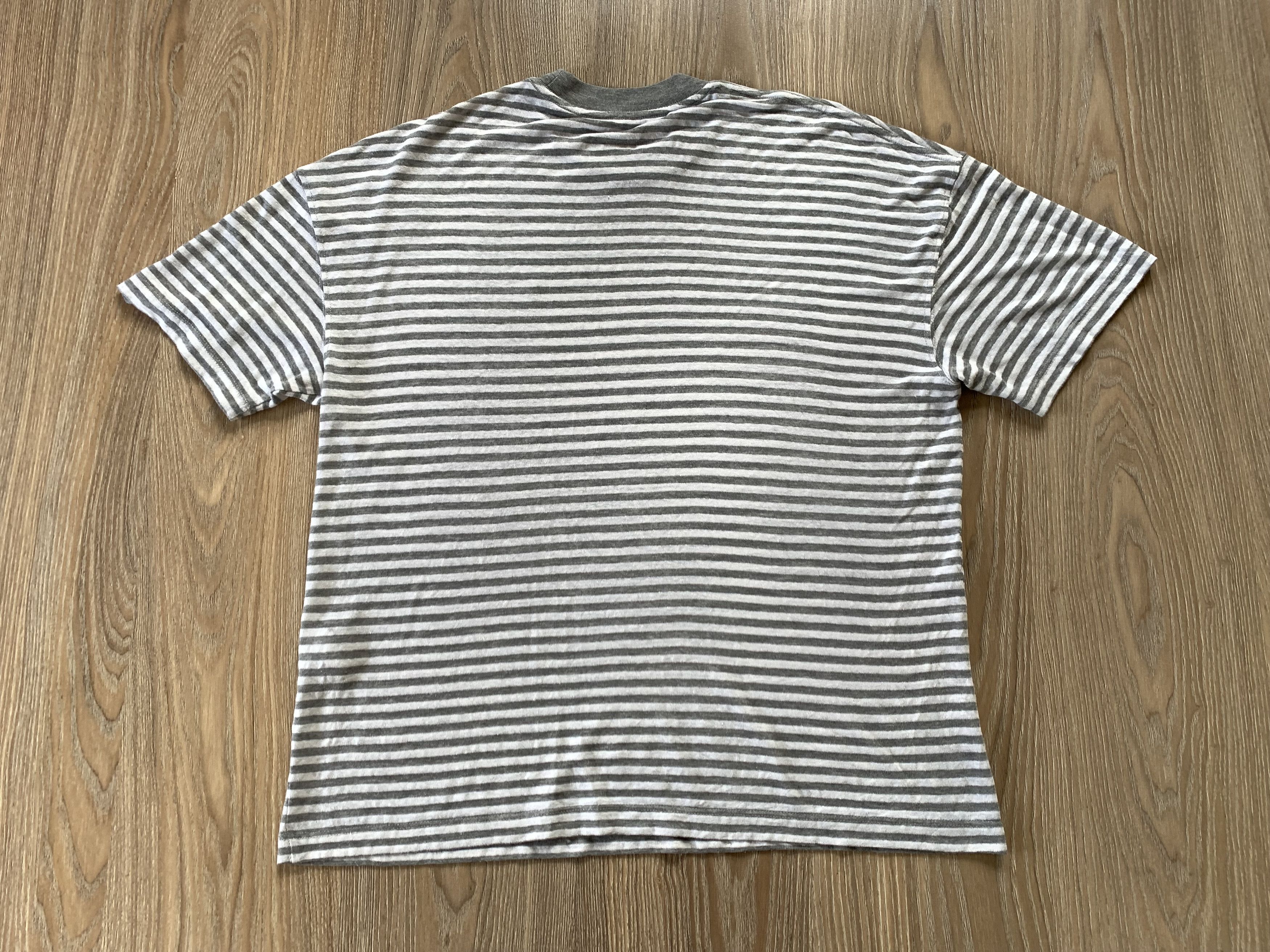 Allsaints Allsaints Oversized Stripe Cotton T-Shirt Size US XL / EU 56 / 4 - 3 Thumbnail
