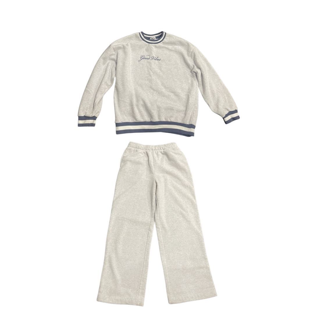 Other Better Together Sweatpant Set Crewneck Good Vibes Loungewear Size L / US 10 / IT 46 - 1 Thumbnail