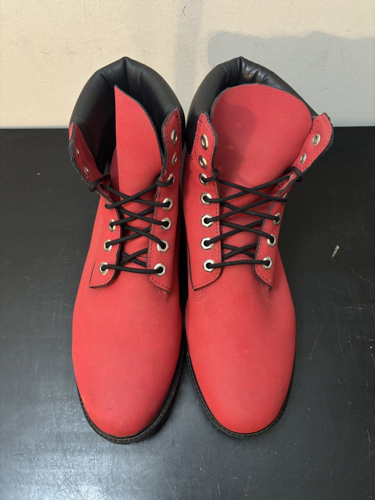 Timberland Timberland 6 Inch Waterproof Heritage Helcor Nubuck Boot Red Size US 10.5 / EU 43-44 - 2 Thumbnail