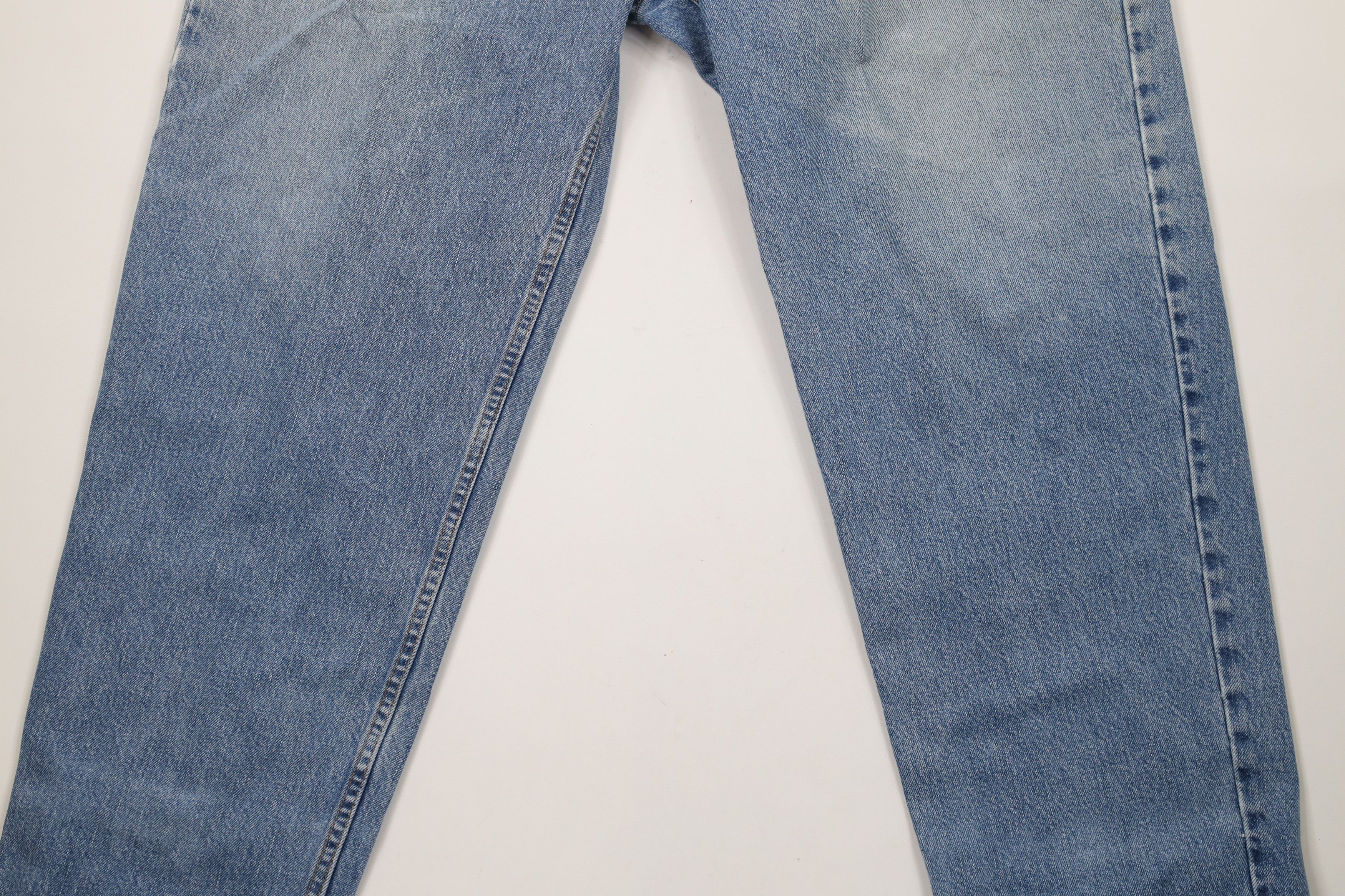 Levi's × Vintage Vintage 90s Levis 550 Relaxed Fit Denim Jeans Blue Cotton Size US 42 / EU 58 - 3 Thumbnail
