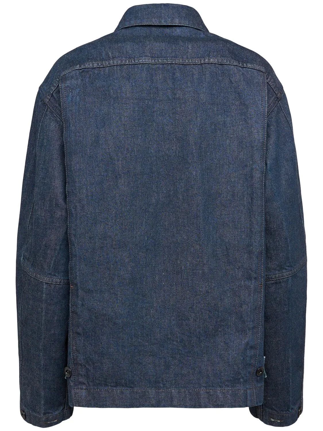 Lemaire LEMAIRE $990 Blue Denim Jacket New & Authentic Size ONE SIZE - 2 Thumbnail