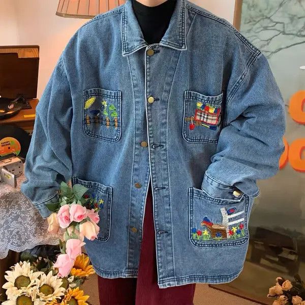 Japanese Brand Vintage oversize harajuku style jacket Size US M / EU 48-50 / 2 - 1 Thumbnail