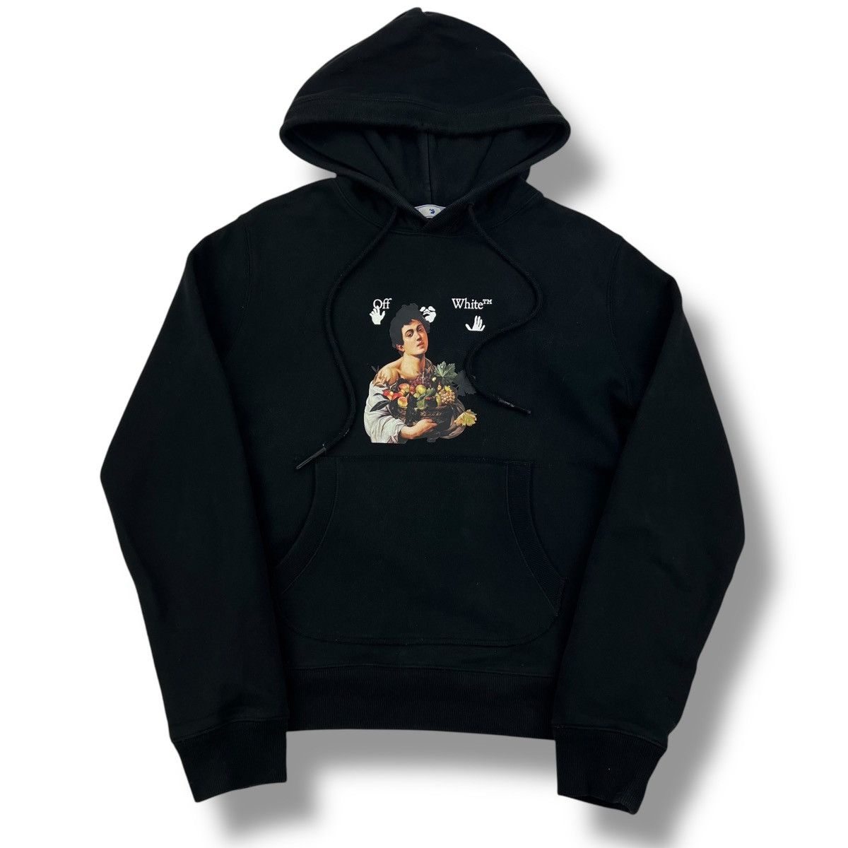 Off-White Off-White Caravaggio Boy Black Hoodie Size US S / EU 44-46 / 1 - 2 Thumbnail