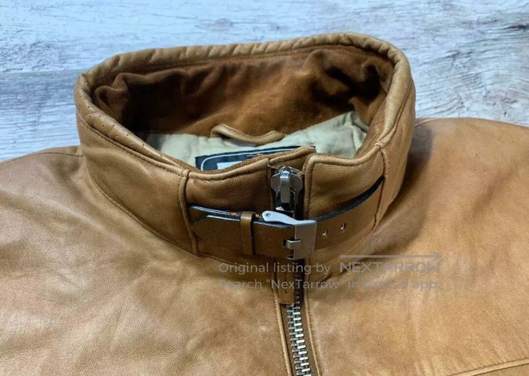 RRL Ralph Lauren RLX Alpha McCoy Leather Flight Jacket. Size US XL / EU 56 / 4 - 3 Thumbnail