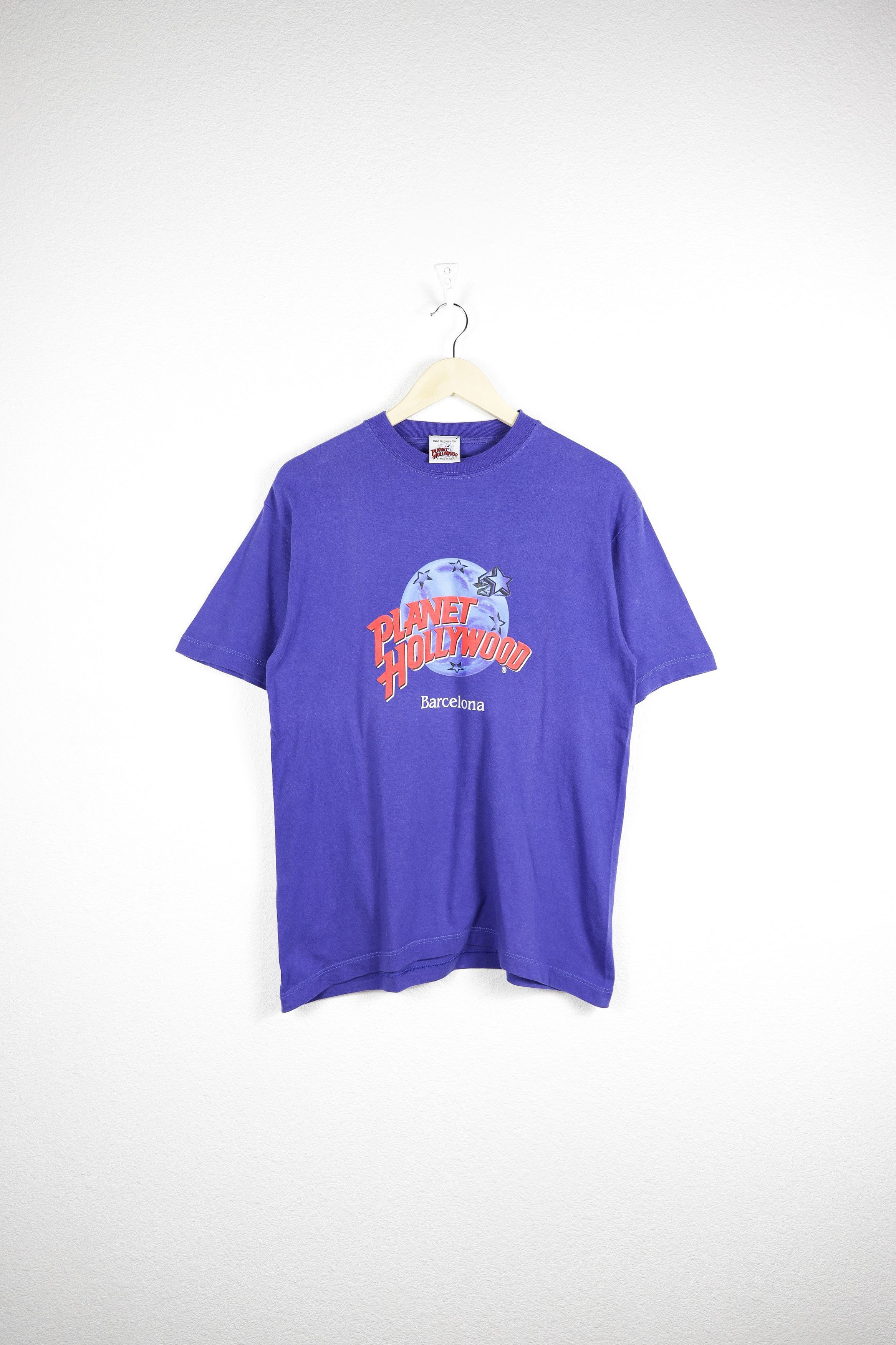 Planet Hollywood Vintage Planet Hollywood Barcelona Graphic Print Tee T-shirt Size US M / EU 48-50 / 2 - 1 Thumbnail