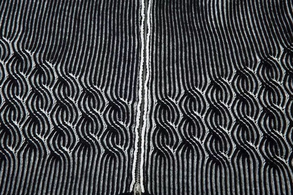 Designer × Vintage Streetwear Design Washed Zipper Retro Jacket Sweater Size US L / EU 52-54 / 3 - 4 Thumbnail