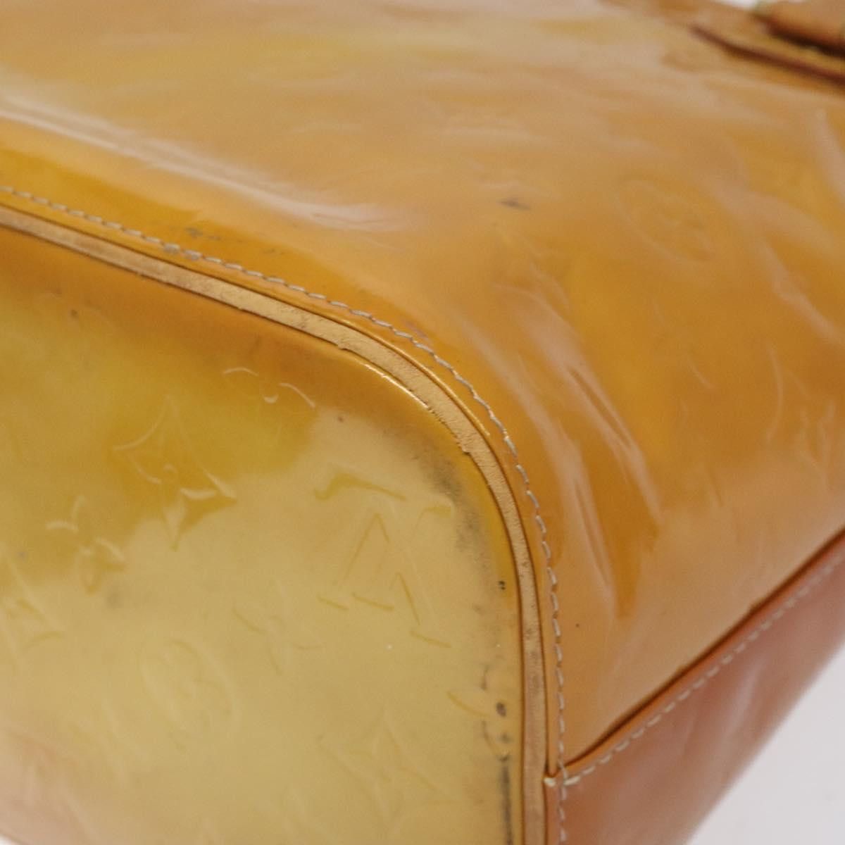 Louis Vuitton LOUIS VUITTON Monogram Vernis Houston Hand Bag Beige M91004 Size ONE SIZE - 15 Thumbnail