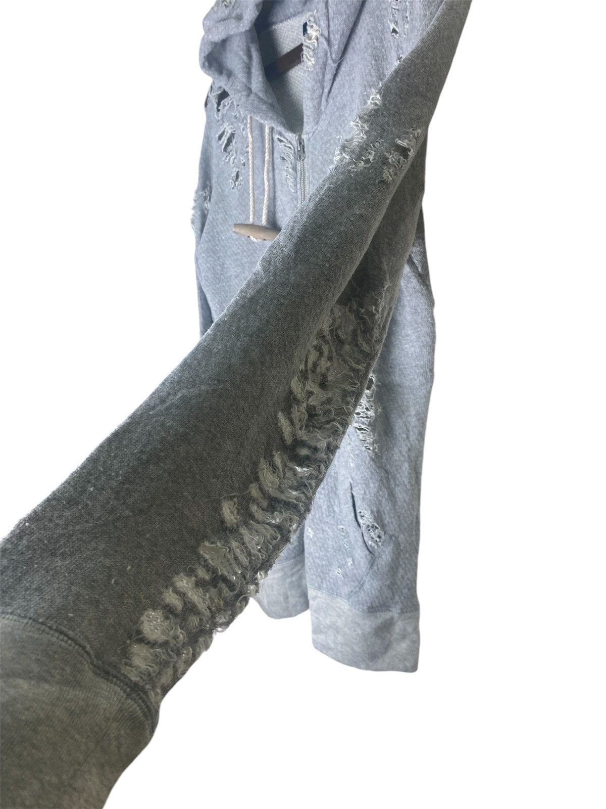 Maison MIHARA YASUHIRO FW16 Miharayasuhiro Distressed Punk Hoodies Size US M / EU 48-50 / 2 - 12 Thumbnail