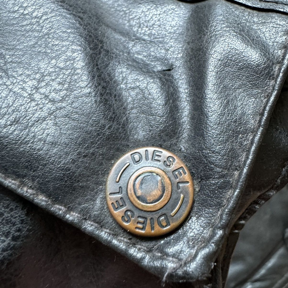 Diesel × Vintage Vintage diesel leather jacket Size US XL / EU 56 / 4 - 8 Thumbnail
