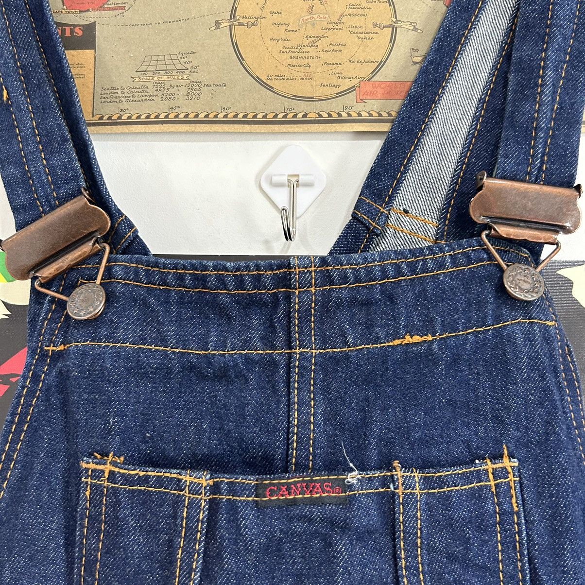 Vintage Vintage Canvas Carpenter Bid Overall Blue Denim Size US 30 / EU 46 - 11 Thumbnail
