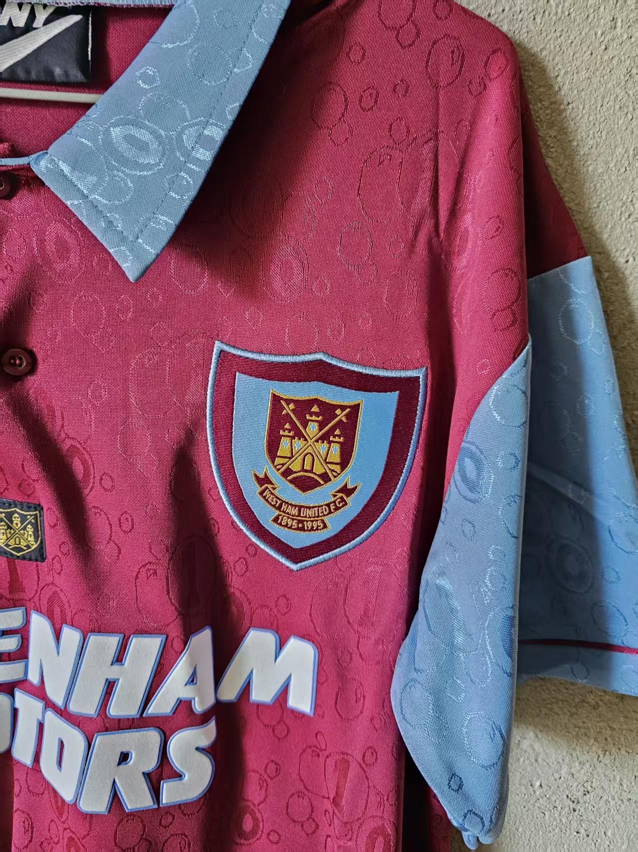 Other 1995 1997 West ham Jersey Size US L / EU 52-54 / 3 - 3 Thumbnail