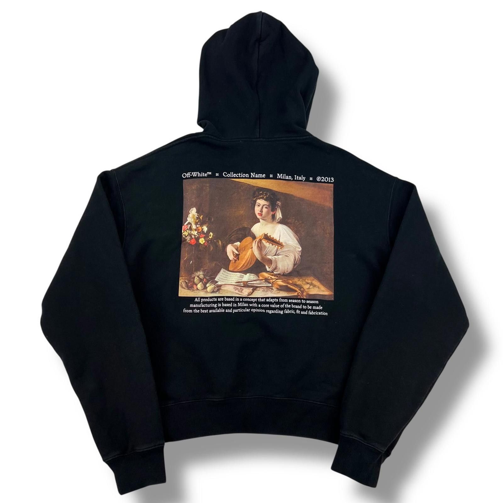Off-White Off-White Caravaggio Lute Black Hoodie Size US L / EU 52-54 / 3 - 3 Thumbnail