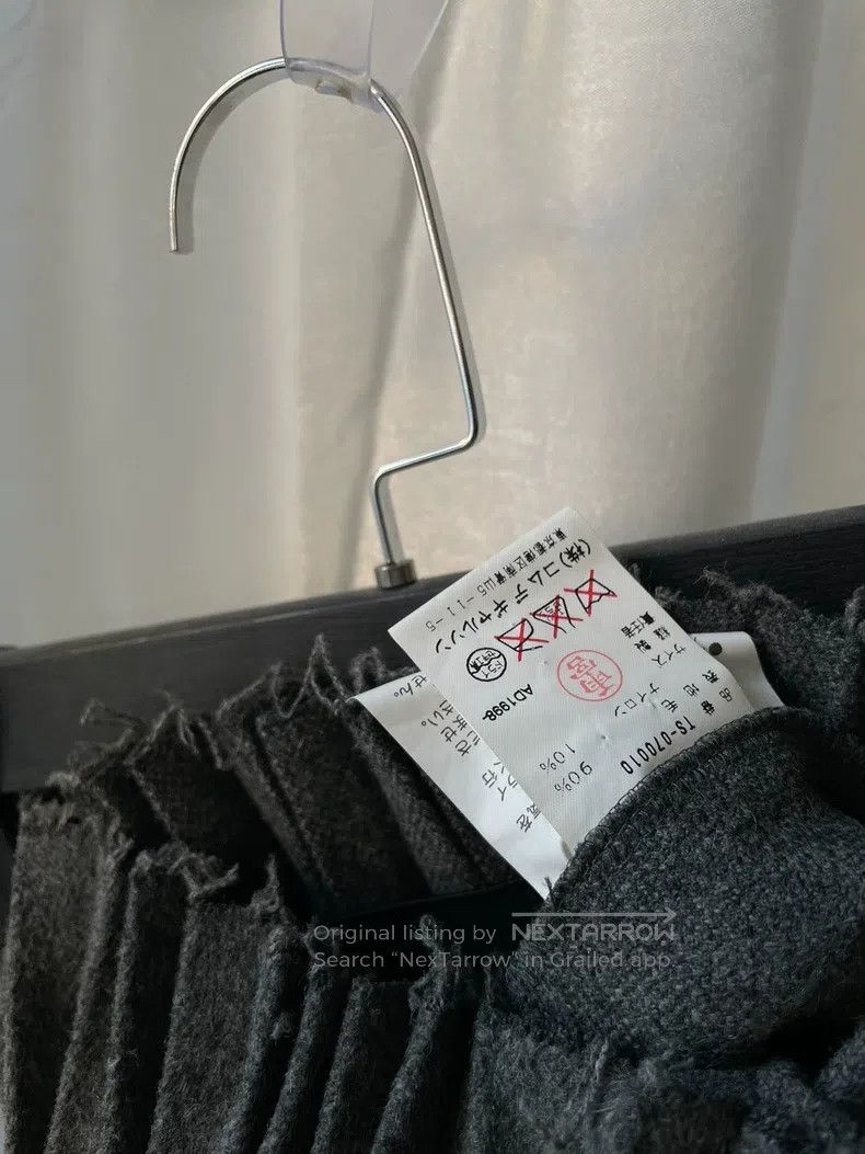 Comme des Garcons Comme Des Garcons size one-size-fits-all Woolen dark gray Size 22" - 5 Thumbnail