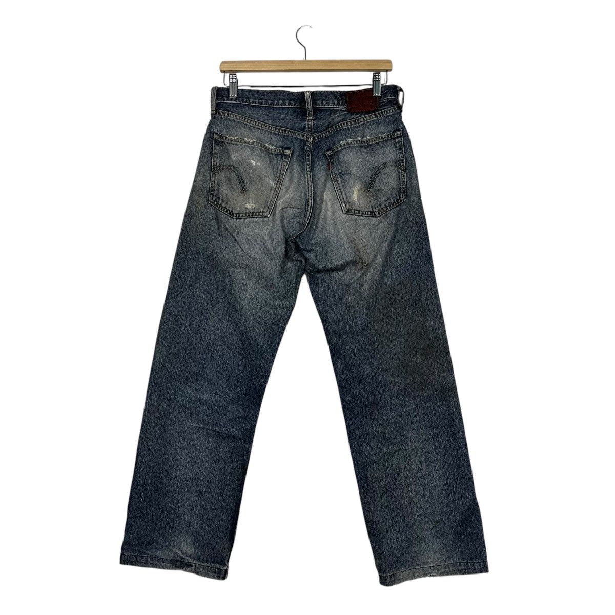 Levi's Vintage Y2k Levis Distressed denim Size US 30 / EU 46 - 7 Thumbnail