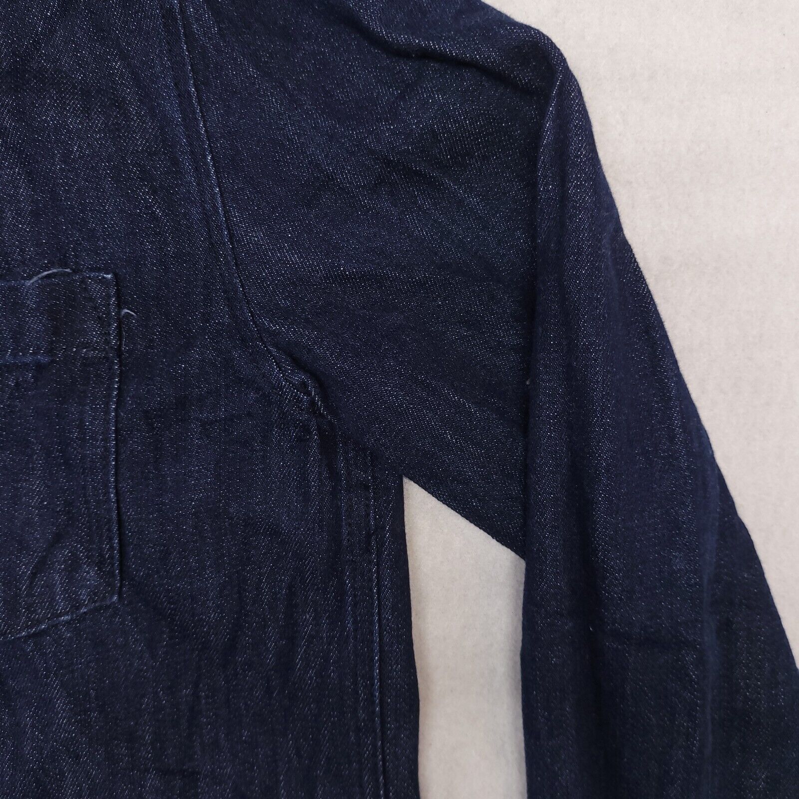 H&M H&M Zip Up Long Sleeve Denim Jean Jacket Womens Size S Blue Size S / US 4 / IT 40 - 5 Thumbnail