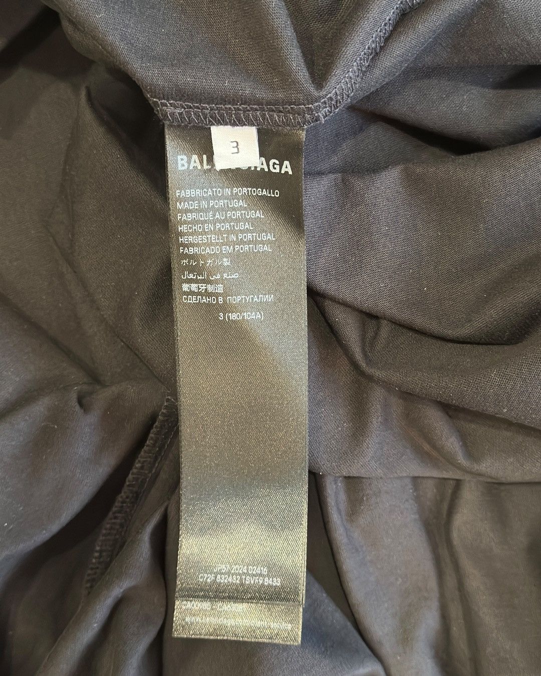 Balenciaga Balenciaga Security Tape Logo T-Shirt Oversized Size US L / EU 52-54 / 3 - 12 Thumbnail