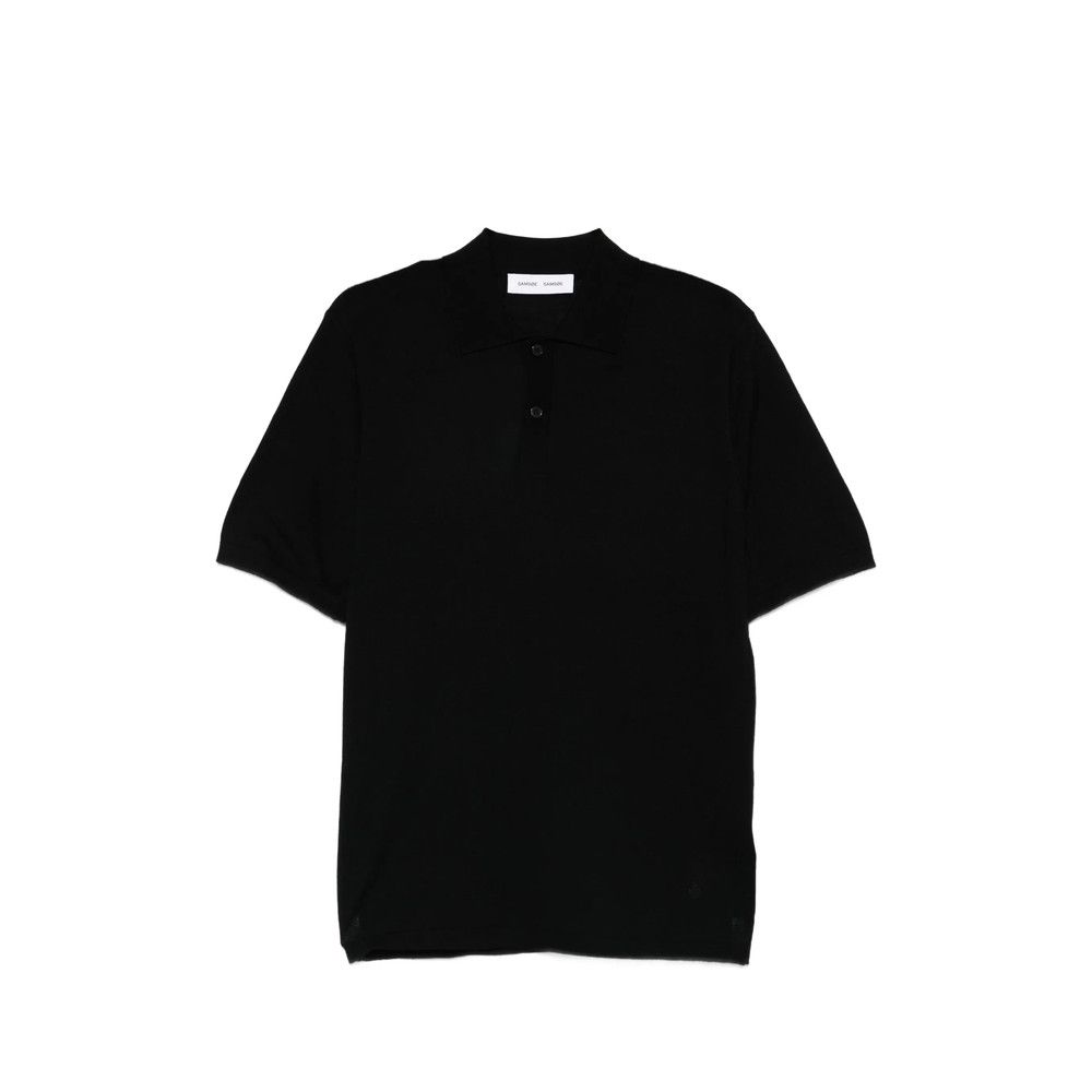 Samsoe Samsoe Samsoe Samsoe BLACK Polo Shirts Size US L / EU 52-54 / 3 - 1 Thumbnail