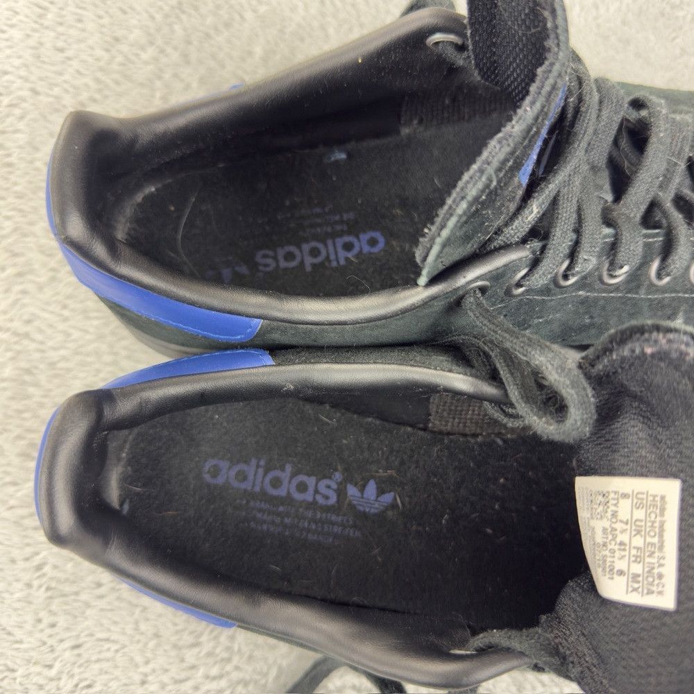 Adidas Adidas Original Stan Smith Black and Blue Men's Sneakers S Size US 8 / EU 41 - 3 Thumbnail