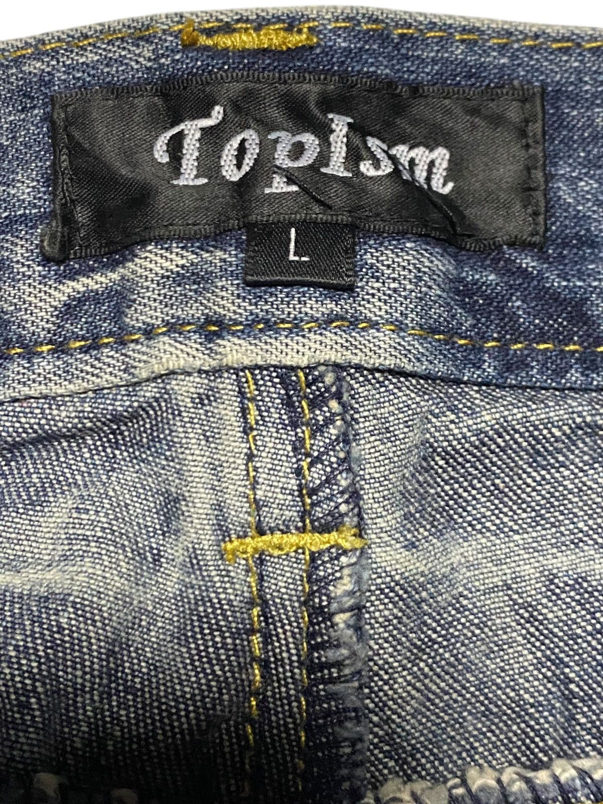 If Six Was Nine Vintage Japanese Brand Topism Tactical Flare Jeans Size US 33 - 16 Thumbnail