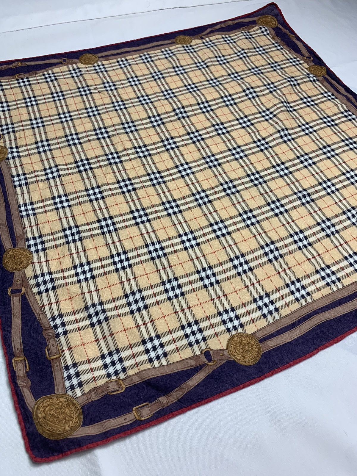 Burberry Vintage Burberry Handkerchief / Neckerchief / Bandana Size ONE SIZE - 5 Thumbnail