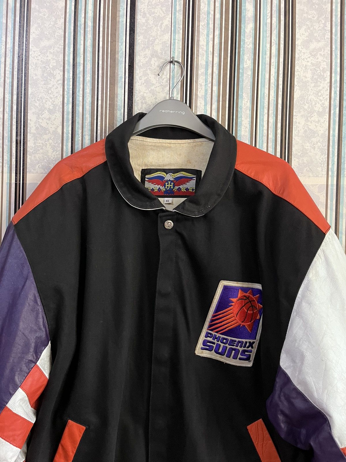NBA 1990s phoenix suns arrow leather #D1 Size US XL / EU 56 / 4 - 10 Thumbnail
