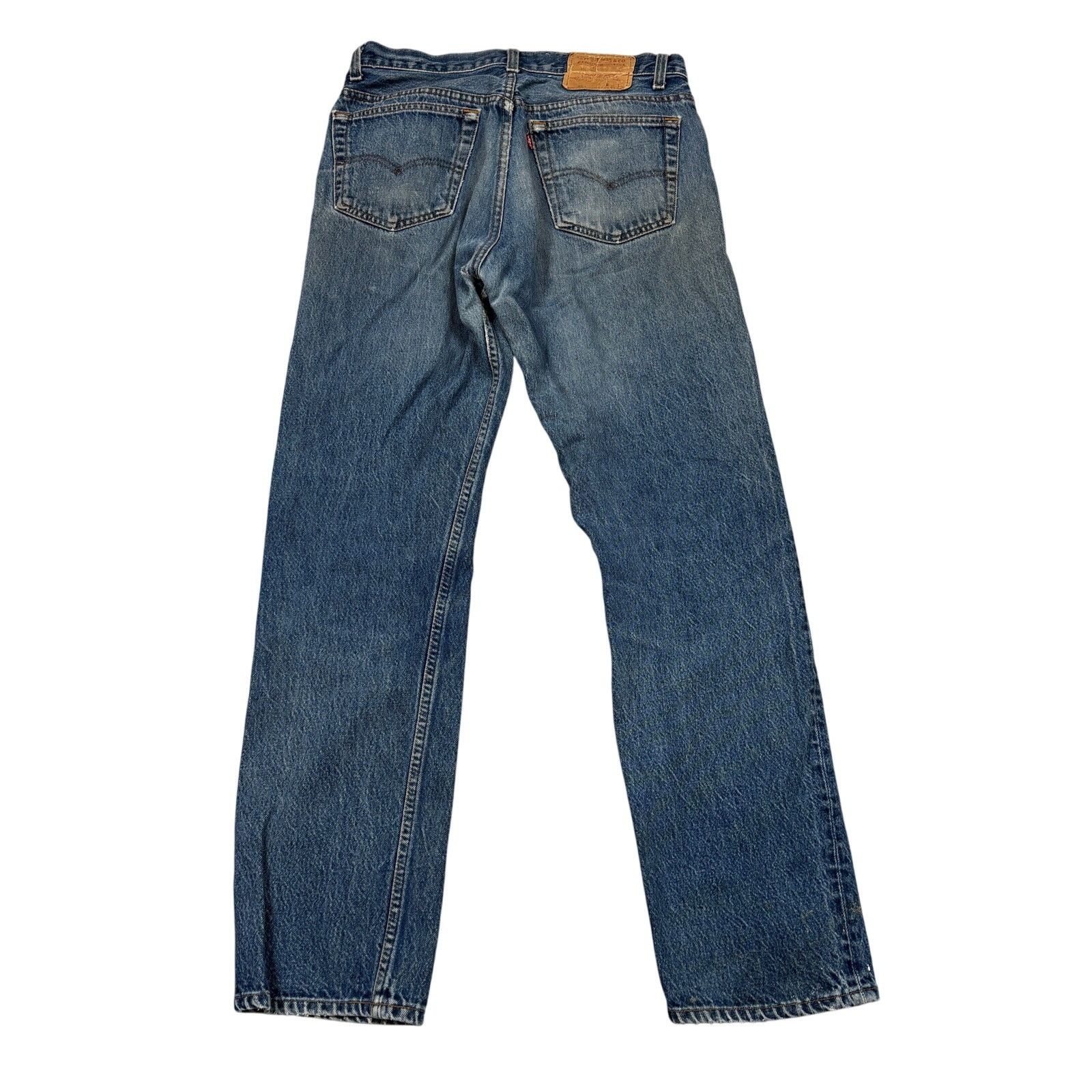 Levi's × Vintage VTG 80s Levi's 501 Straight Leg Jeans Made in USA 30x30 Size US 30 / EU 46 - 1 Thumbnail