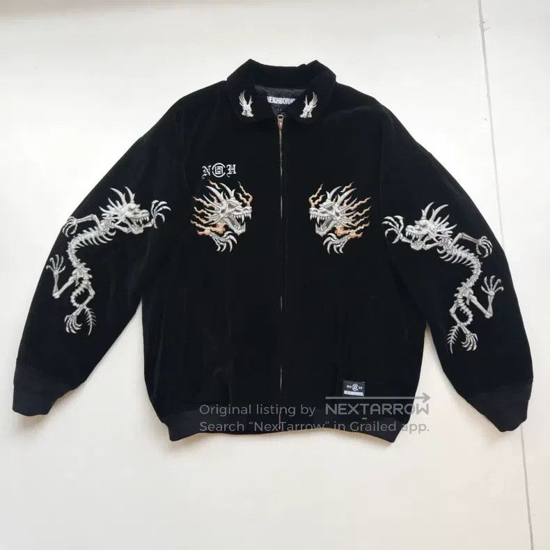 Neighborhood Neighborhood Velvet Embroidered Jacket Size US L / EU 52-54 / 3 - 1 Thumbnail