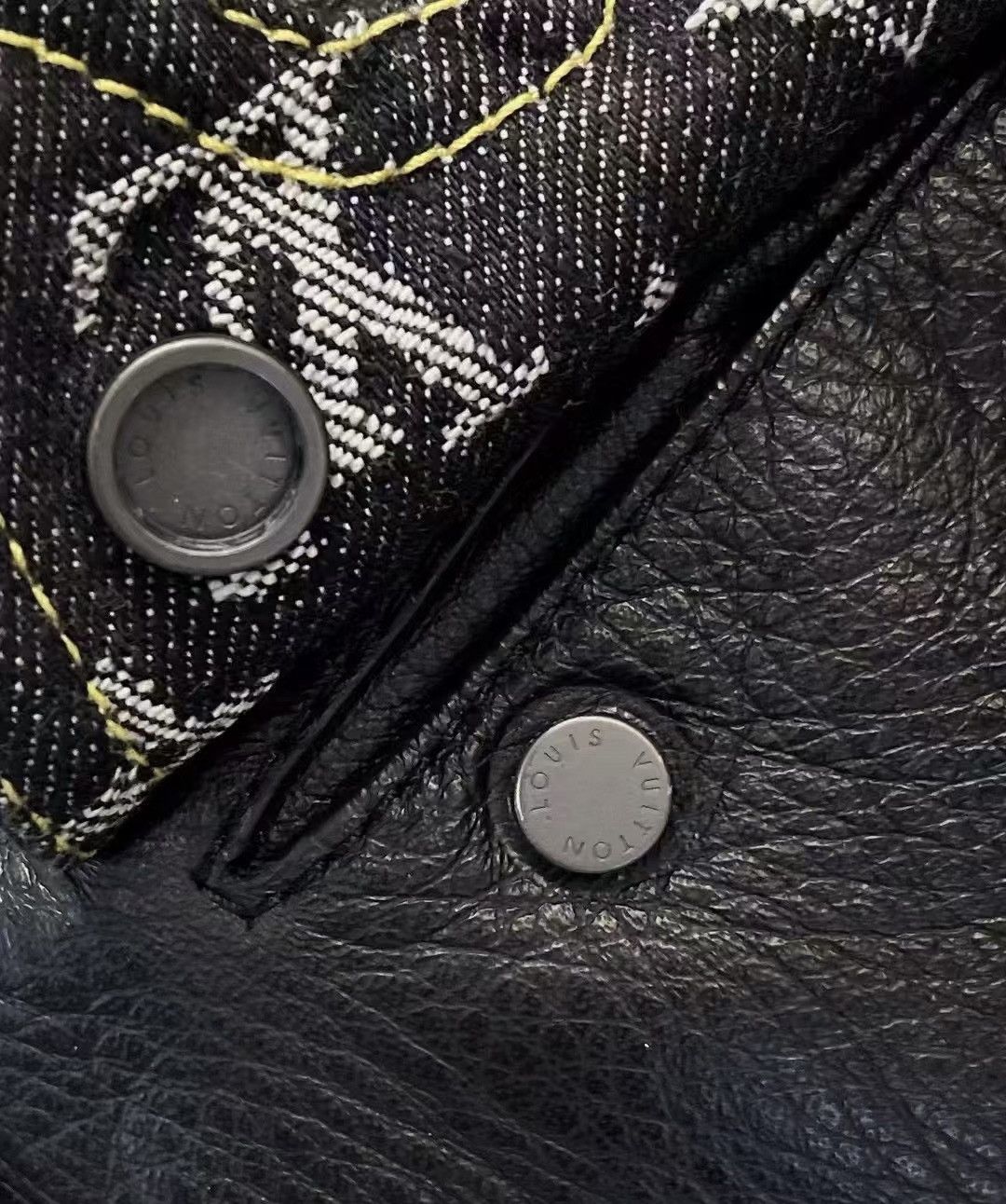 Louis Vuitton × Nigo Louis Vuitton X Nigo 48 Crazy Mix Leather Monogram Jacket Size US M / EU 48-50 / 2 - 5 Thumbnail